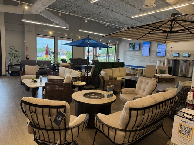 Patio furniture at Fort Worth