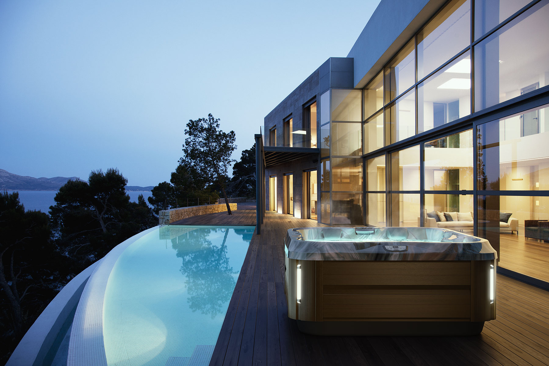 Jacuzzi at Galaxy Pool Spa Patio